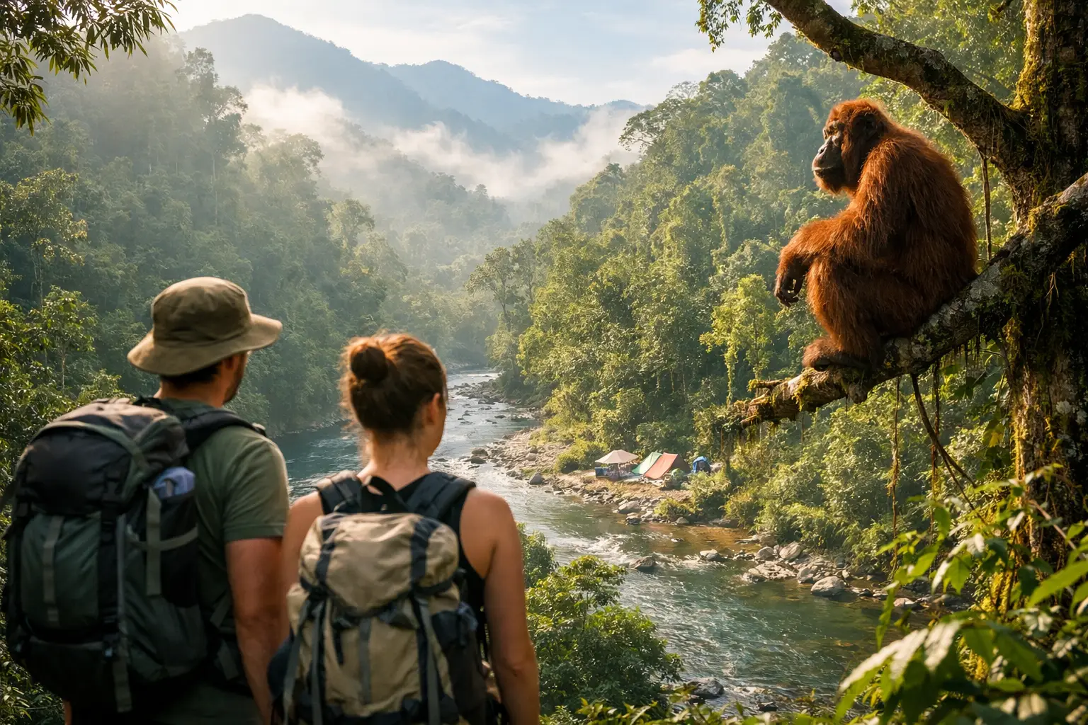 2 Days 1 Night Leuser Trek in Bukit Lawang
