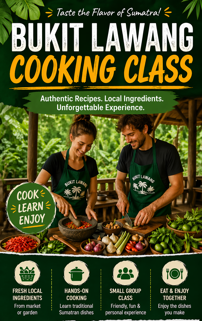 Sumatra Cooking Class With True Local Flavor