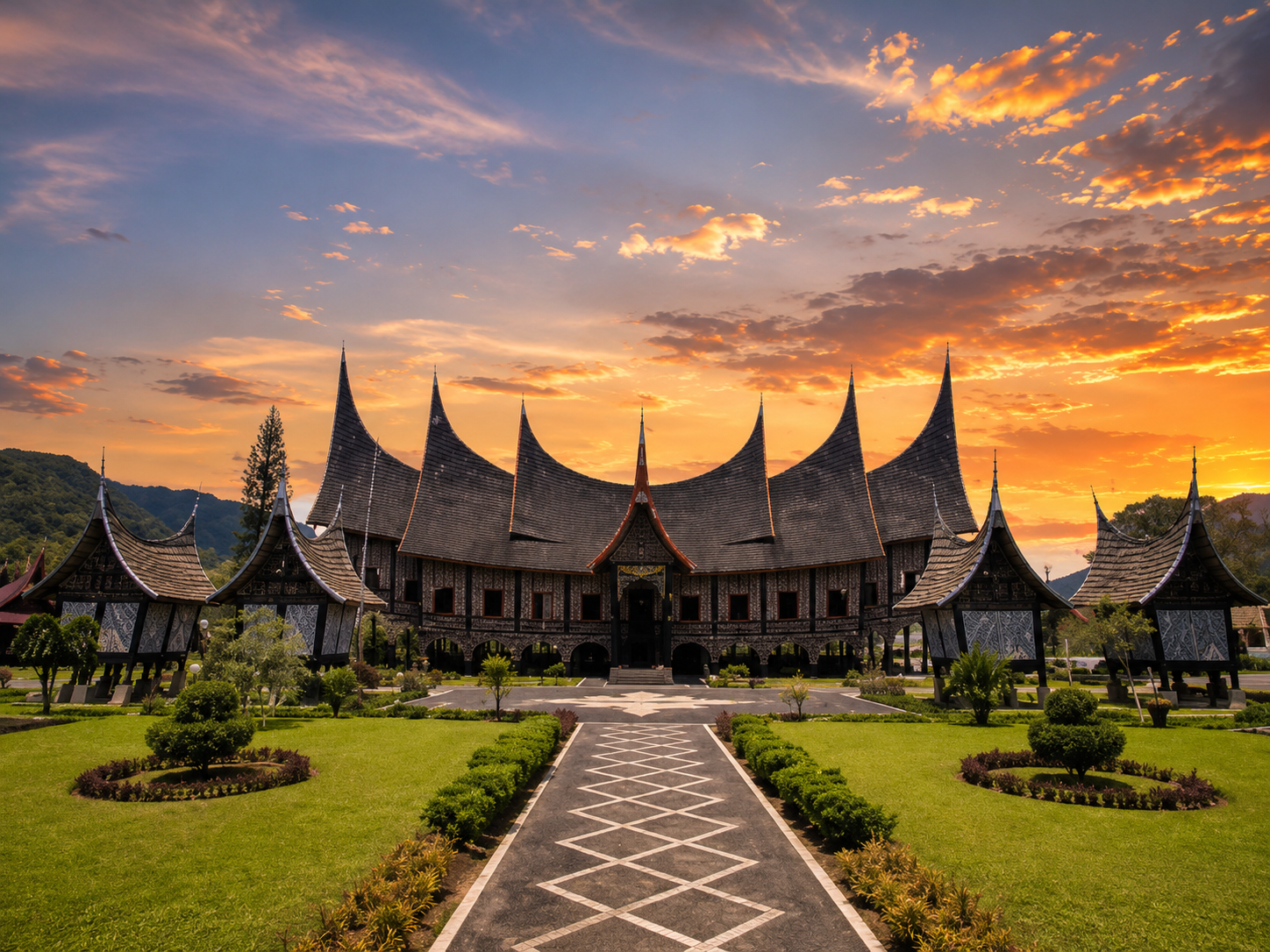 Padang city and the coast of West Sumatra