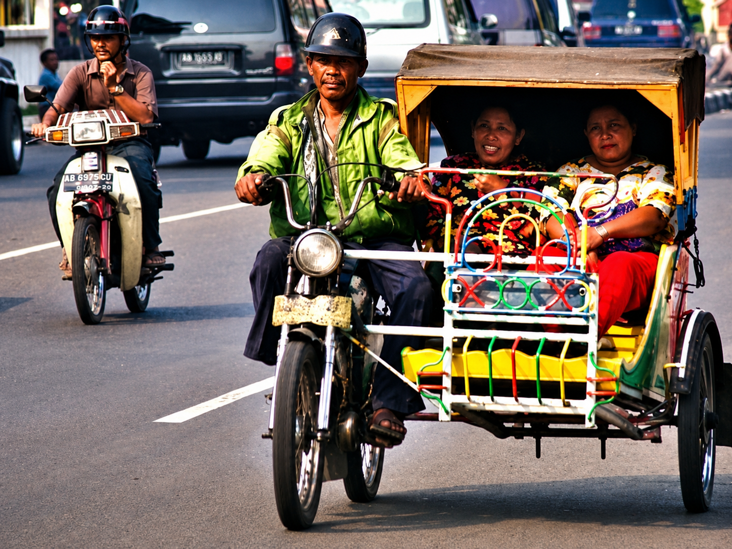 Road journey between Medan and Bukit Lawang