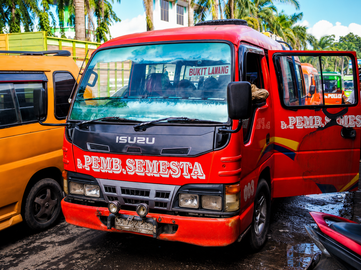 Public bus transport to Bukit Lawang